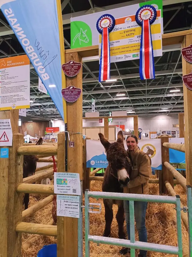 L’âne Jojo arrive à la 6e place.