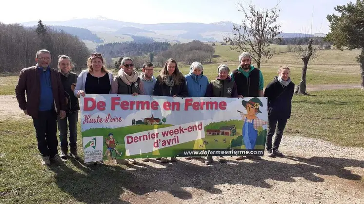 L'une des présentations de l'opération a eu lieu sur la Ferme des Fayards à Saint-Front.