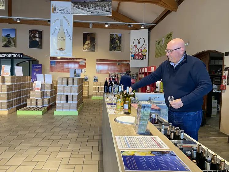 Pierre-Étienne Seguin, directeur de la Cave de Saint-Pourçain