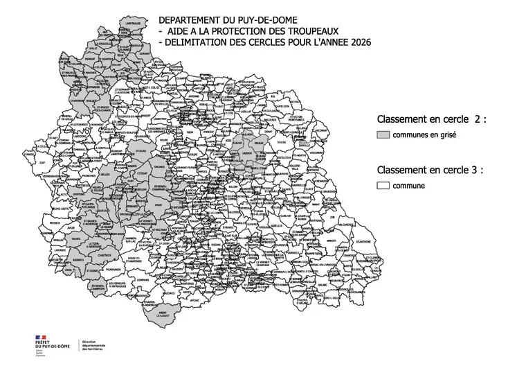 carte de classement des communes en cercle 2 loup