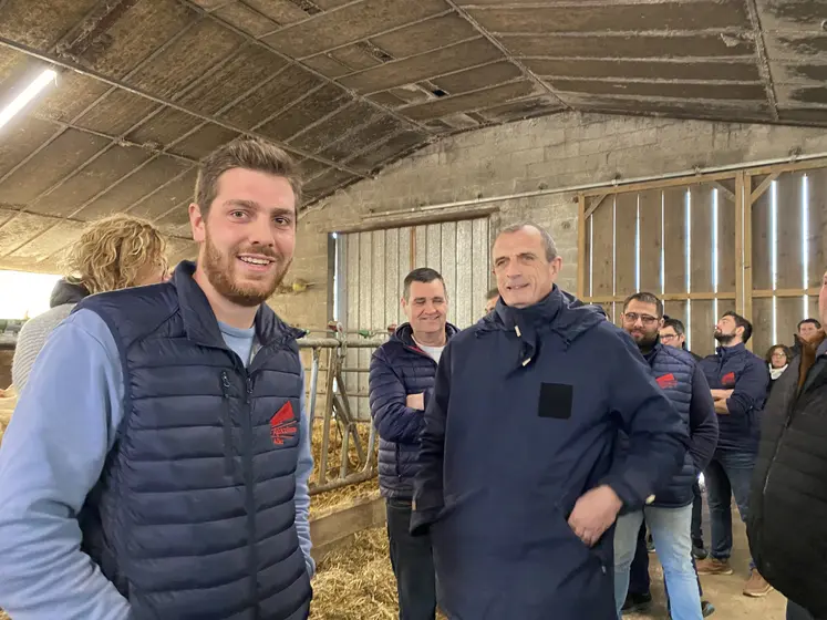 visite exploitation Justin Labouesse JA 03 sous-préfet Montluçon