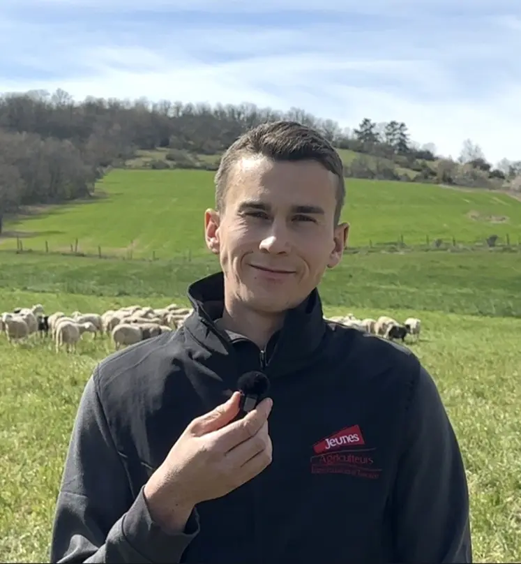 Romain Merle, agriculteur et membre des JA63