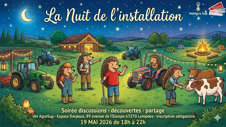 Affiche de la Nuit de l'installation.
