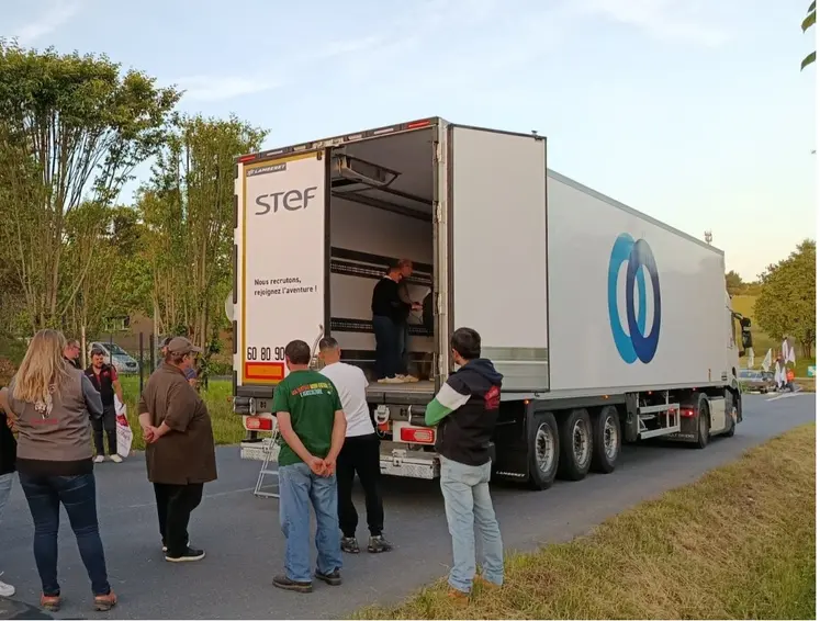contrôle de camions