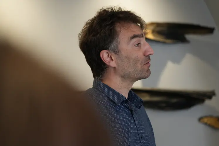 Aurélien Vorger, responsable du syndicat de l'AOP Bleu d'Auvergne.
