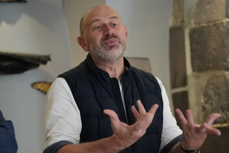 Jérôme Sauveplane, Président de l’AOP Bleu d’Auvergne et directeur de la société fromagère de Riom-ès-Montagnes.