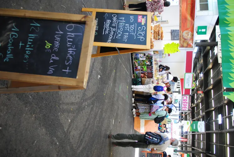 le marché de producteurs au SANA