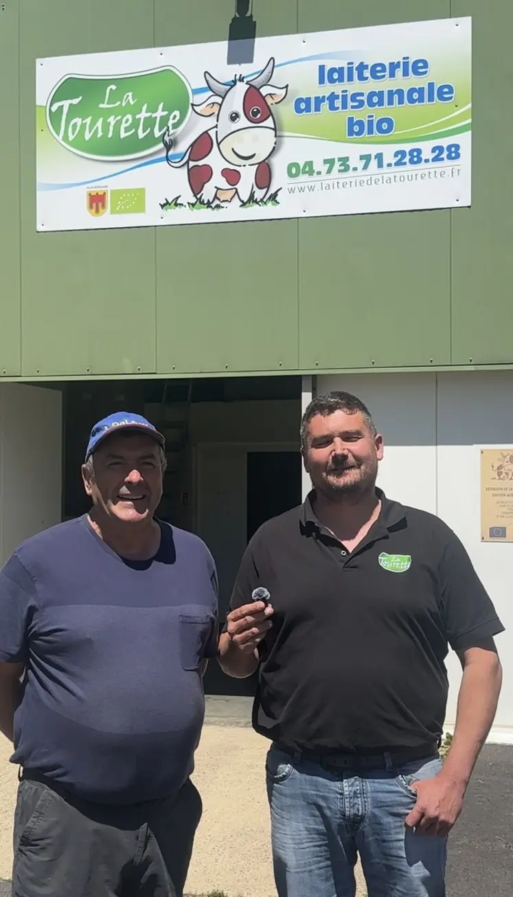 Dominique Viallard à gauche, et Anthony Paulet à droite. 