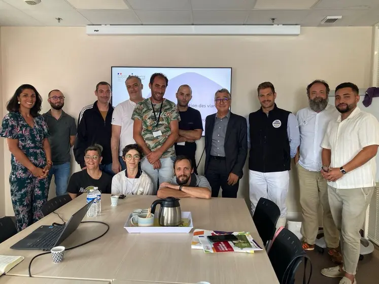 Journée de clôture de formation pour neuf demandeurs d'emploi qui au terme de trois semaines de formation ont tous décroché un travail chez Tradival.