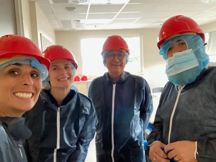 Visite de l'abattoir de Roanne.