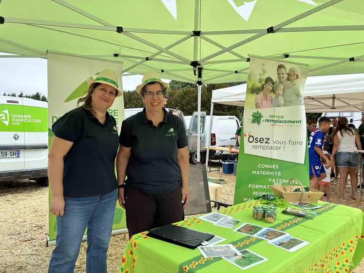 Stand de la Chambre d’agriculture de l'Allier