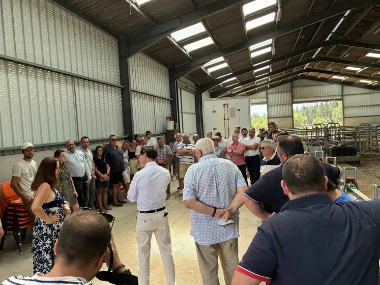 rencontre JA03 et préfet de l'Allier à Cressanges