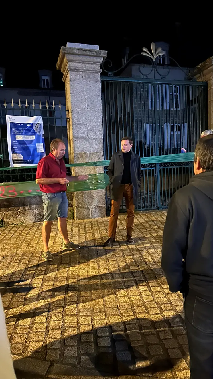 Le préfet à écouté les revendications de la FDSEA.