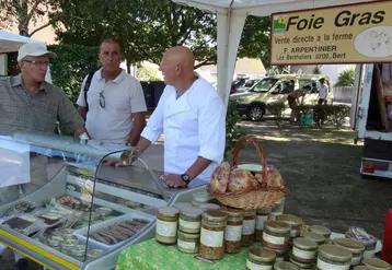 Les produits de Franck Arpentinier sont proposés à la vente, chaque année, lors du MPP de Saint-Pourçain-sur-Besbre.