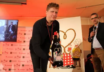 Thibault Soulcié a été choisi pour illustrer la bouteille de la nouvelle Ficelle 2019 !