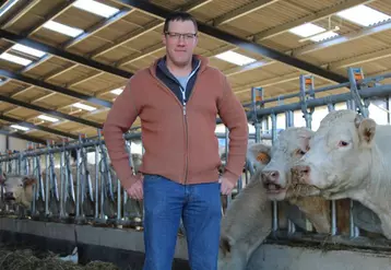 Thierry Barbaud, un éleveur satisfait de l’expertise proposée par Agro-Service 2000.