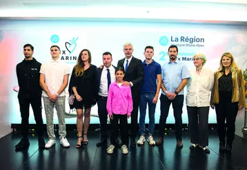 La soirée de gala pour la remise du prix Marin était organisée à l'Hôtel de Région.