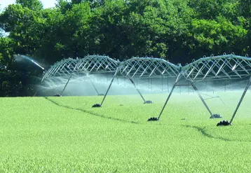 Le plan eau annoncé par Emmanuel Macron devrait débloquer une enveloppe de 30 millions d'euros pour soutenir l'investissement matériel des agriculteurs dans des "systèmes d'irrigation plus économes en eau".  