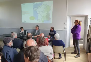 Claude Font, Richard Randanne et Michèle Boudoin lors de la réunion.