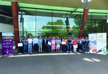 Les lauréats du CGA 2023 ont reçu leur diplômes à la Chambre d'agriculture du Puy-de-Dôme. 