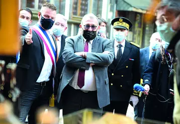 Visite de Joël Giraud au Mont-Dore.