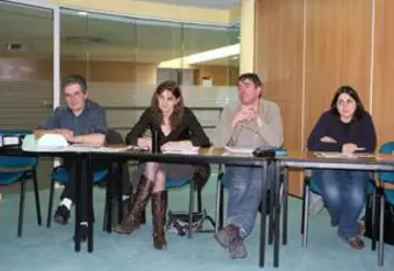 De gauche à droite : Eric Brugière responsable administratif du Cad, Michèle Delesveaux, présidente, François Madeuf Copagno, Céline Marville Ovimonts. Toute la filière est prête à aider les éleveurs ovins.