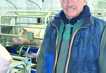 Joannès Chataing du Gaec des Chalets à Sauvessanges