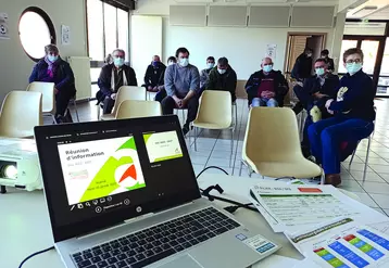 La première réunion d'information PAC de la Chambre d'agriculture du Puy-de-Dôme a eu lieu à Noalhat. 