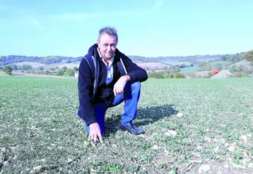 Jean-Michel Cellier-Courtil continue à transmettre son expérience en agriculture bio en accueillant, notamment, des journées techniques.