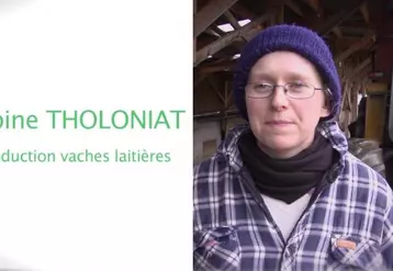 Sabine Tholoniat candidate aux élections chambre d'agriculture 2013