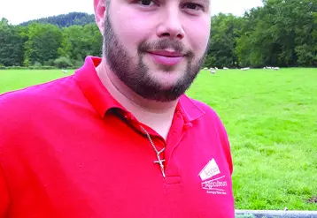 Quentin Baumont, président de Jeunes Agriculteurs du Puy-de-Dôme