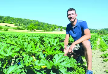 Nicolas Chatard, Président des Jeunes Agriculteurs du Puy-de-Dôme.