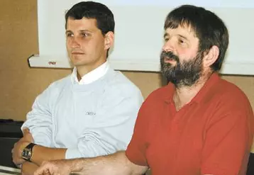 De gauche à droite : Philippe Boyer et Paul Bony, vice-président et président de Copagno.