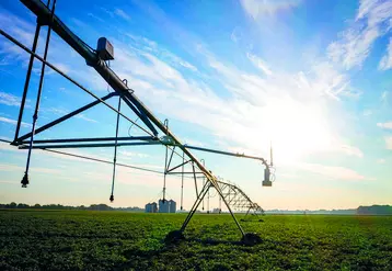 Les agriculteurs investissent dans le matériel économe en eau.