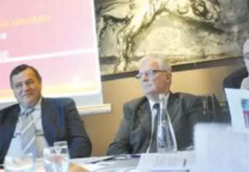 De gauche à droite : Jean-Yves Foucault, Pierre Pagesse et Daniel Chéron.