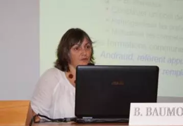 Bibiane Baumont a présenté les résultats. « Le taux de cellules dans les élevages  s’est nettement dégradé » a-t-elle indiqué.