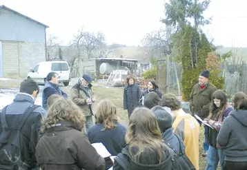 Patrice Merle et Alexandre Roux ont ouvert les portes de leur exploitation aux élèves et aux enseignants du Lycée Agro-environnemental St Joseph
