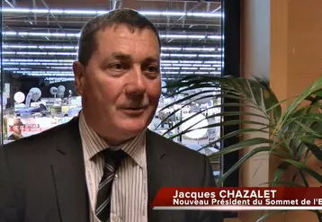 Jacques Chazalet nouveau président du Sommet de l'Elevage.