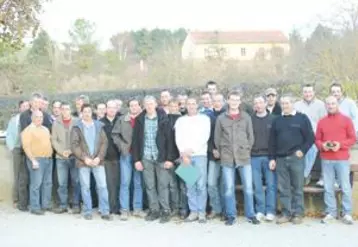 Le conseil d'administration de l'association des producteurs de lait CFVA.