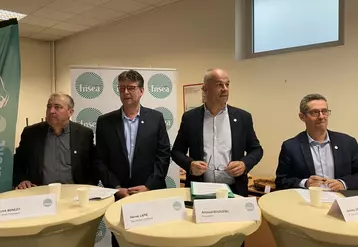 Patrick Bénézit, Hervé Lapie, Arnaud Rousseau et Jérôme Despey.