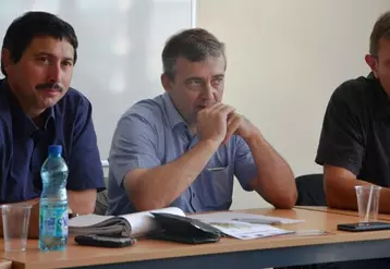 De gauche à droite : Pascal Lerousseau, Patrick Bénézit et Michel Joly.