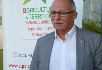 Dominique Graciet, président de la chambre régionale d’agriculture Nouvelle-Aquitaine.