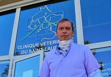 Depuis son cabinet de Saint-Mamet-la-Salvetat, Eric Février pratique déjà du conseil par téléphone.