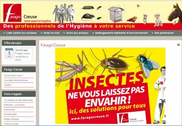 Sur notre site www.faragocreuse.fr, vous trouverez une présentation synthétique de la structure, nos services répartis en 4 pôles d’actions, nos gammes de produits dans la rubrique magasin, nos partenaires ainsi que nos principaux axes de communication, les insectes actuellement.