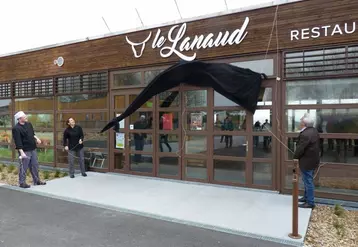 Le restaurant du Pôle de Lanaud a été inauguré en ce jour de portes ouvertes.