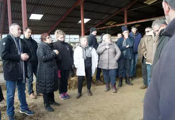 Christiane Lambert, aux côtés de Yannick Fialip et David Chauve, s’est prêtée au jeu des questions/réponses avec les agriculteurs.