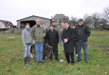 Les responsables de la FDSEA ont été solidaires de M. Jandeaux et ont obtenu le retour de la ponette auprès de ses propriétaires