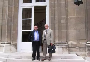 Michel Combes, président des GDS Auvergne et Marc Gayet, président des GDS de France.