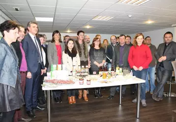 Organisateurs et participants se sont rassemblés dans les locaux de l’entreprise Pagès Thé et Infusions.