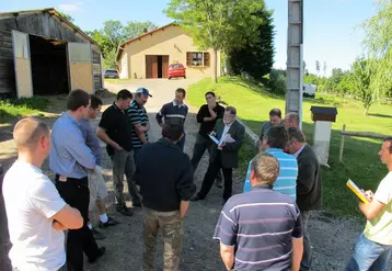 Le comité départemental d’expertise des calamités agricoles a rendu visite à 10 exploitations du département.